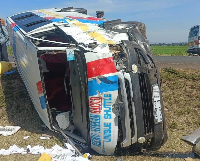 25 injured after matatus collide head-on along Mwea-Embu highway